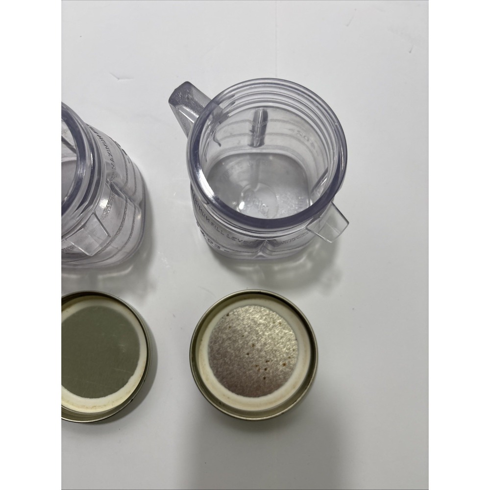 Vintage Osterizer Mini Blend and Store Containers 8 Ounces LOT OF 3 - Picture 10 of 11